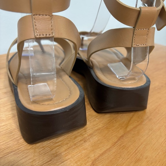 Madewell The Cooper Thong Leather Sandal Desert Camel 7.5M - Picture 6 of 7